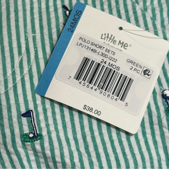 Little Me Boys Golf Polo & Short 2pc Set - Picture 5 of 6